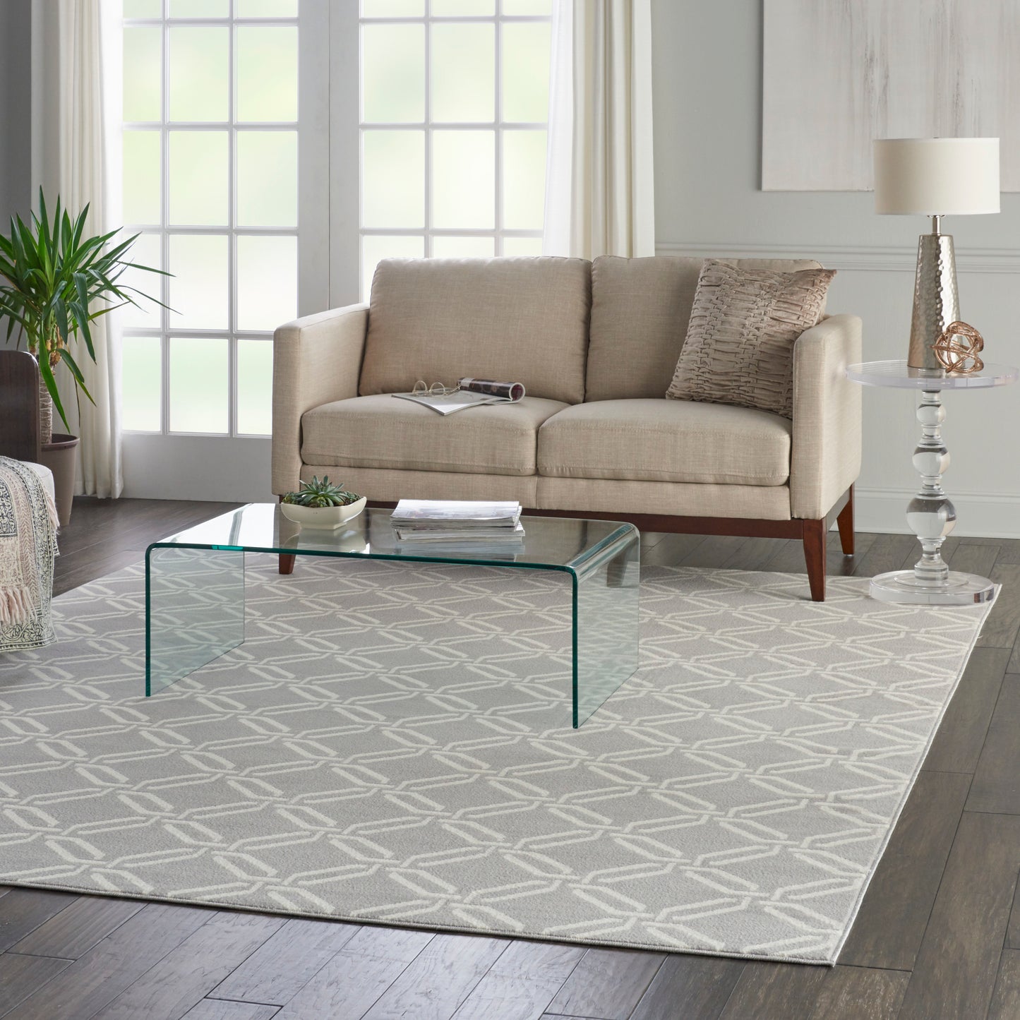Nourison Home Jubilant  Grey  Contemporary