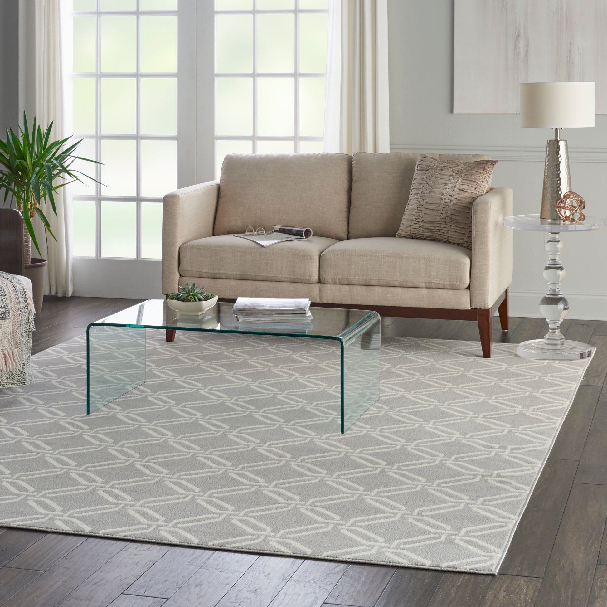 Nourison Home Jubilant  Grey  Contemporary