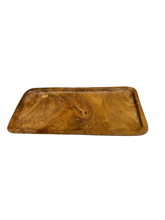 Eclectic Home Accent Teak Tray 2897 Natural  Decor Furniture