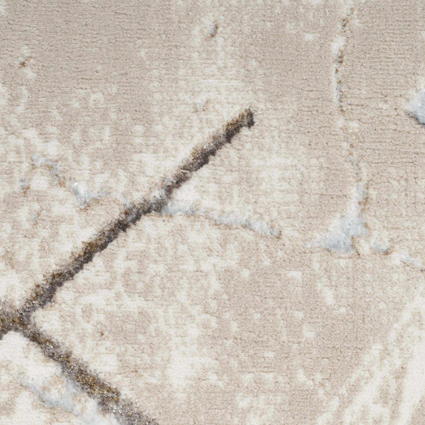 Nourison Home Glitz  Ivory Grey  Contemporary