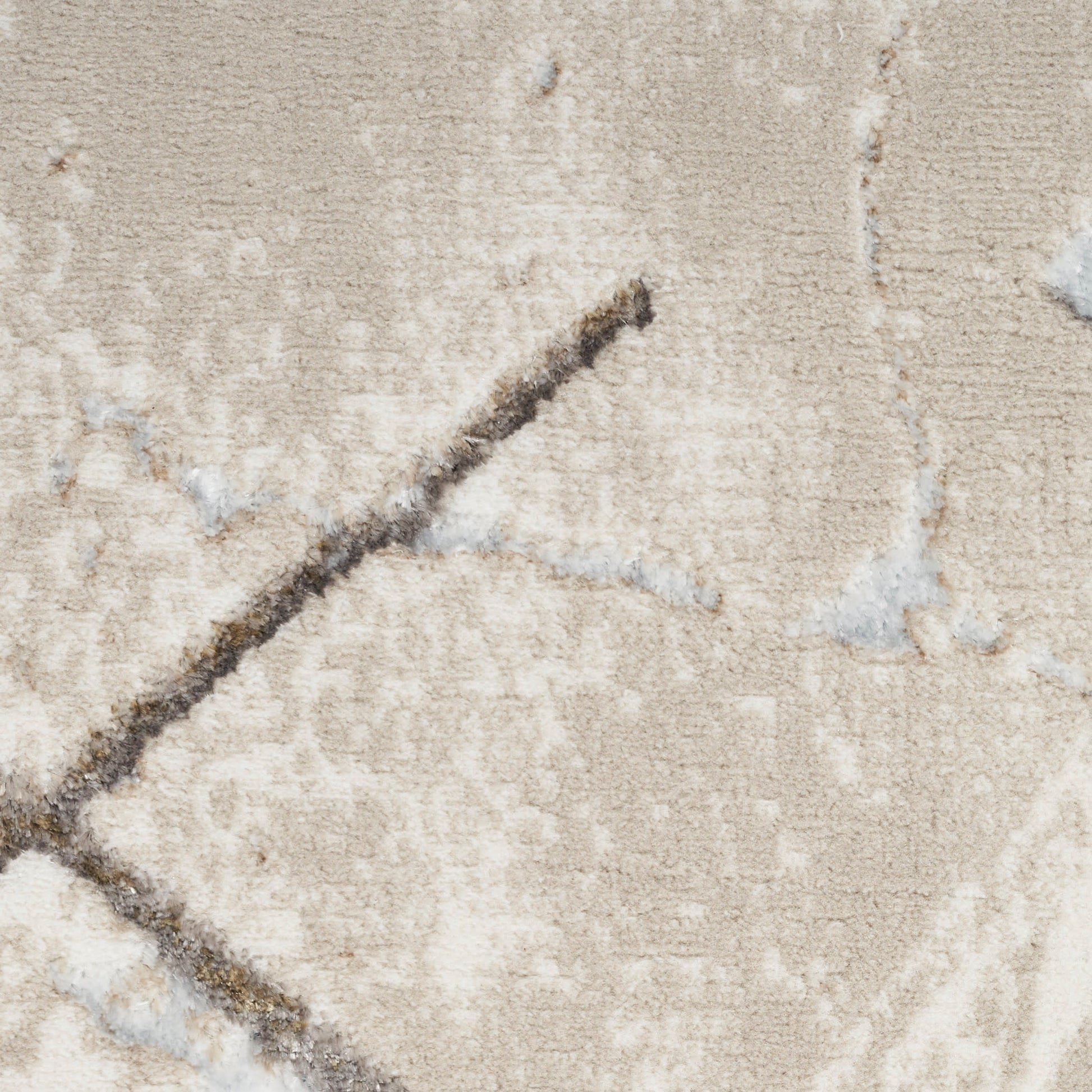 Nourison Home Glitz  Ivory Grey  Contemporary