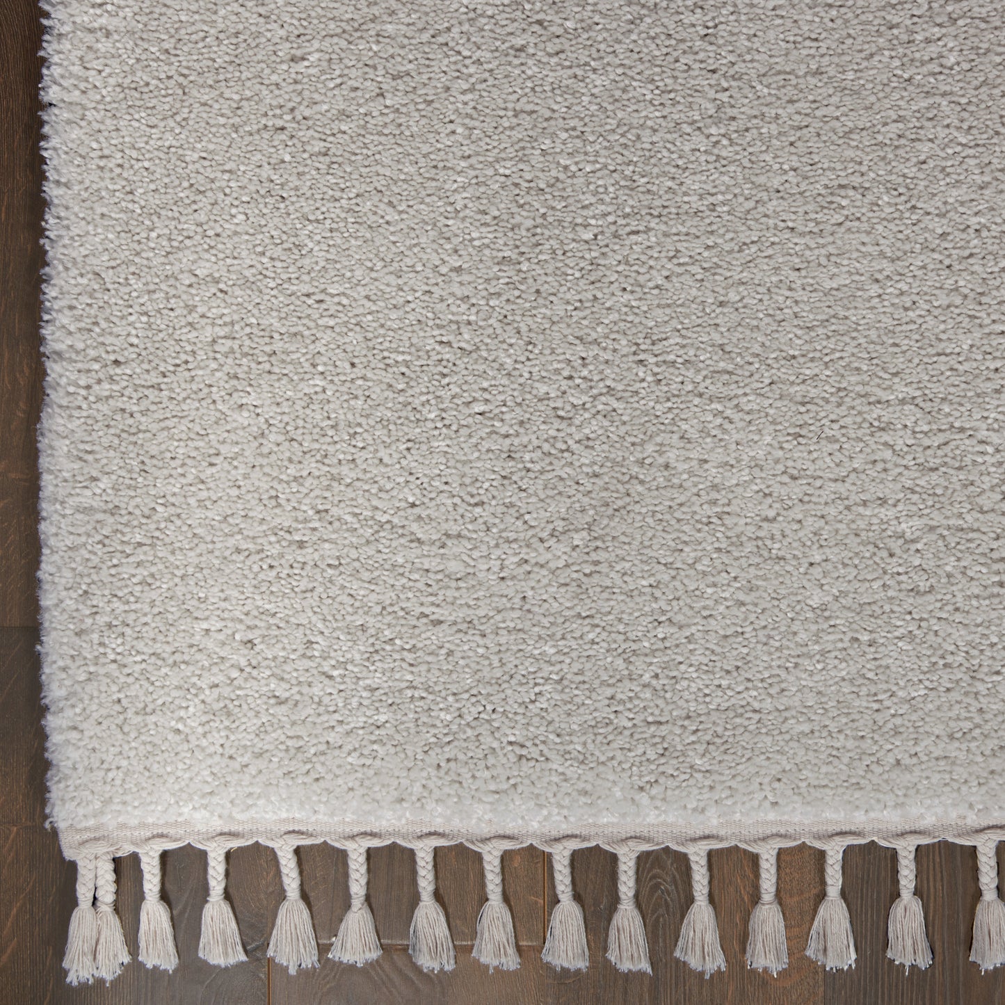 Nourison Home Serenity Shag  Light Grey  