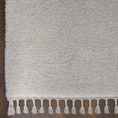 Nourison Home Serenity Shag  Light Grey  