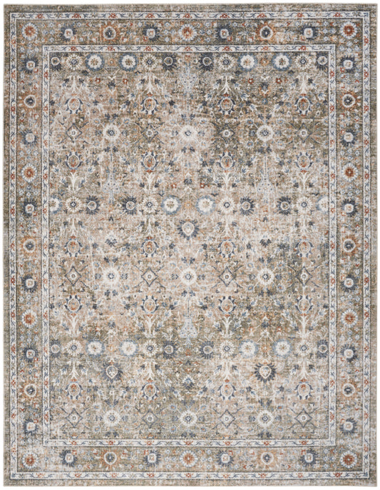 Nourison Home Astra Machine Washable  Gold Grey  Traditional