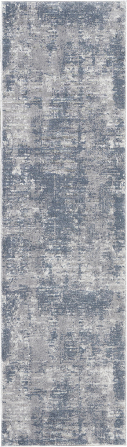 Nourison Home Rustic Textures RUS05 Grey Contemporary Power-loomed Rugs