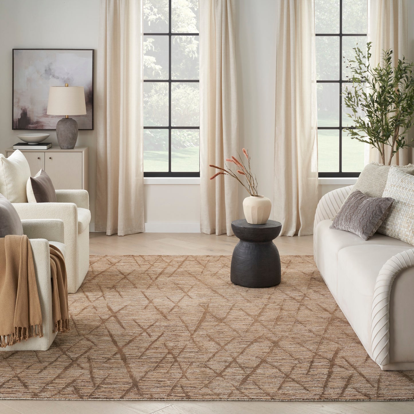 Nourison Home OCEAN  Saddle  Contemporary