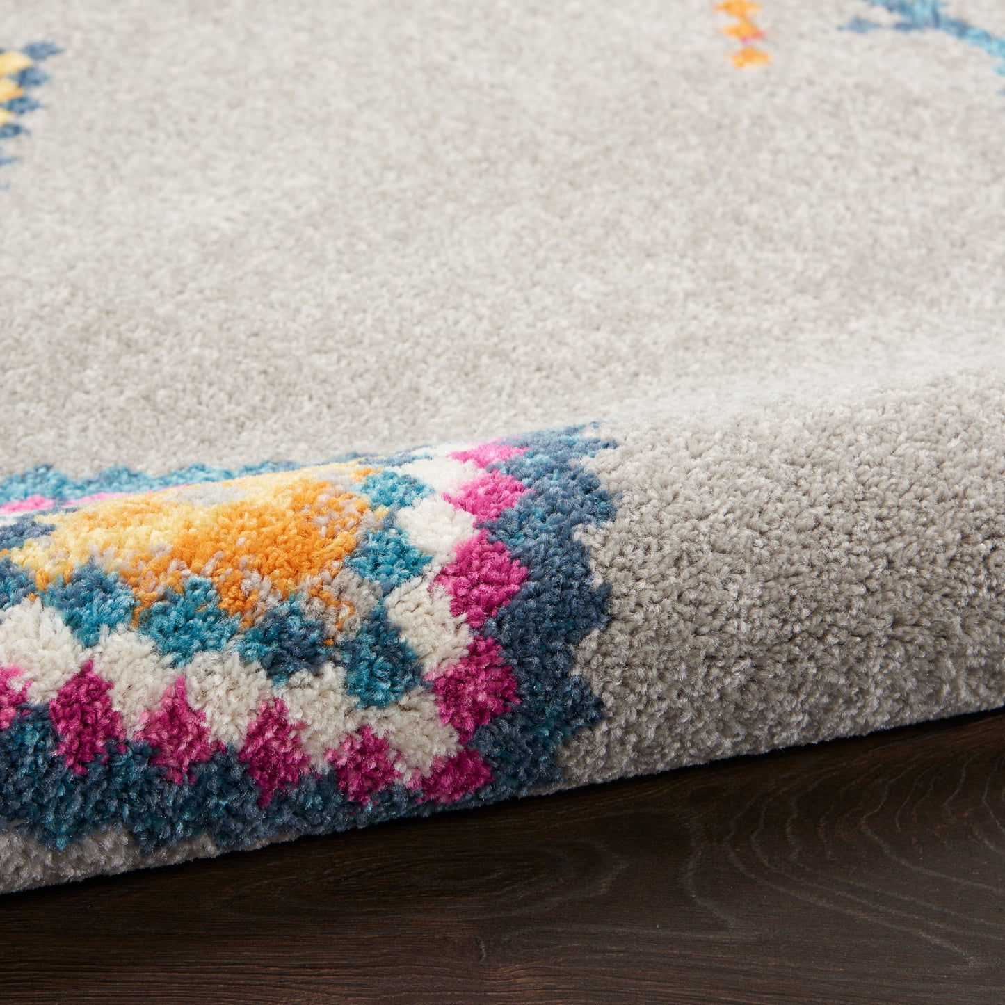 Nourison Home Passion  Grey Multicolor  Transitional