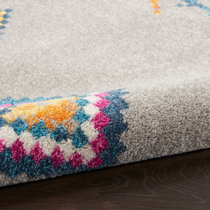 Nourison Home Passion  Grey Multicolor  Transitional