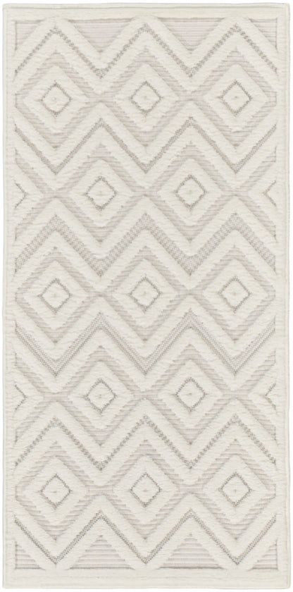 Nourison Home Versatile NRV01 Ivory White Contemporary Flat Weave Rug