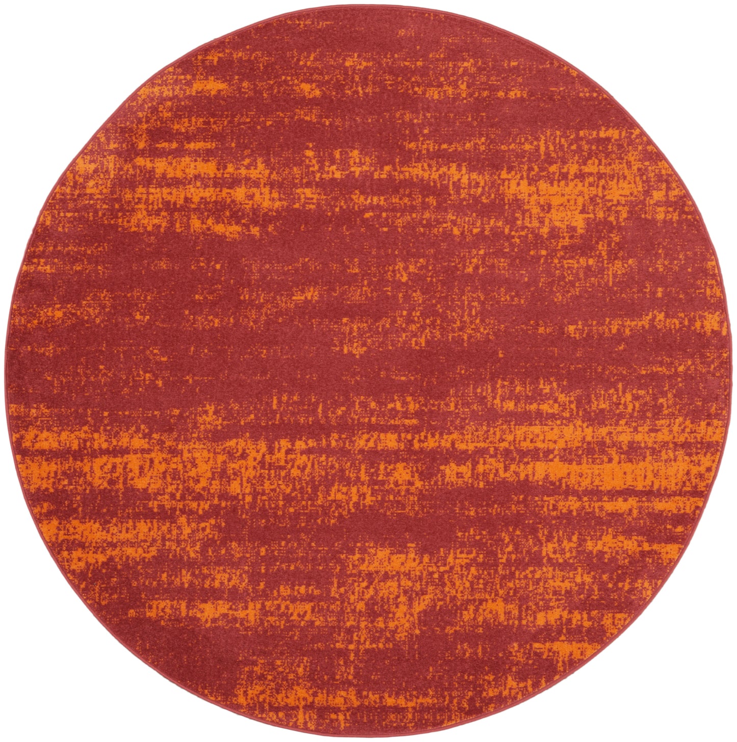 Nourison Home Nourison Essentials NRE03 Red Contemporary Power-loomed Rug