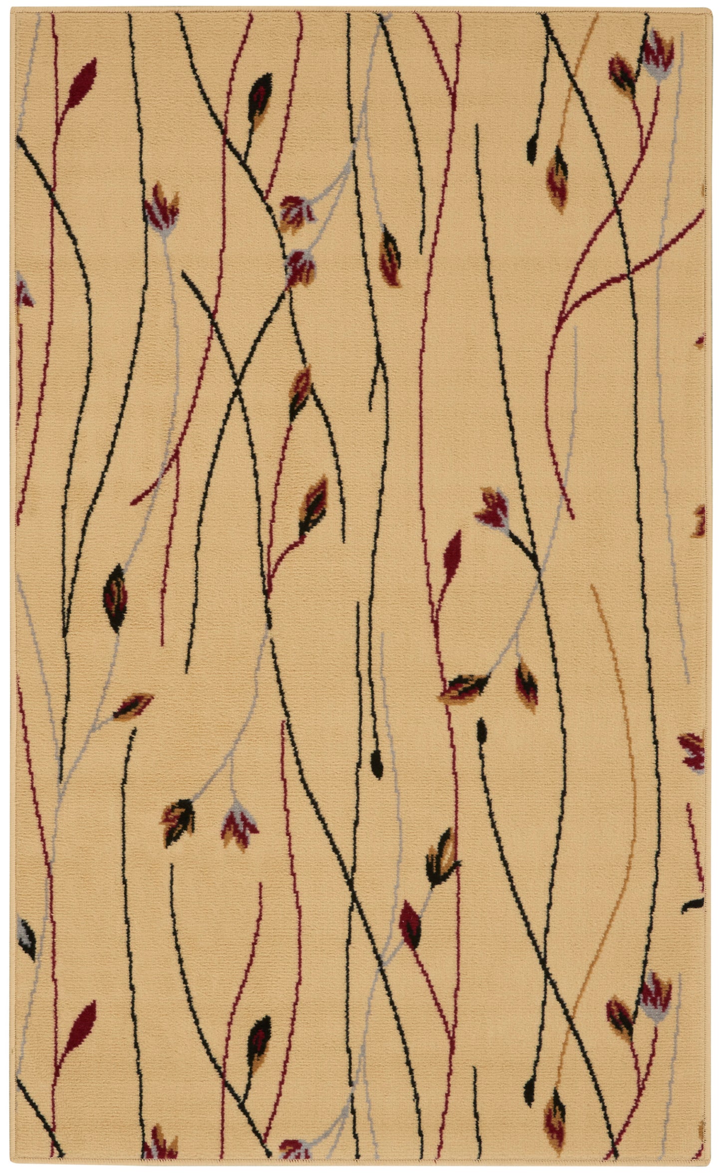 Nourison Home Grafix GRF15 Cream Contemporary Power-loomed Rug