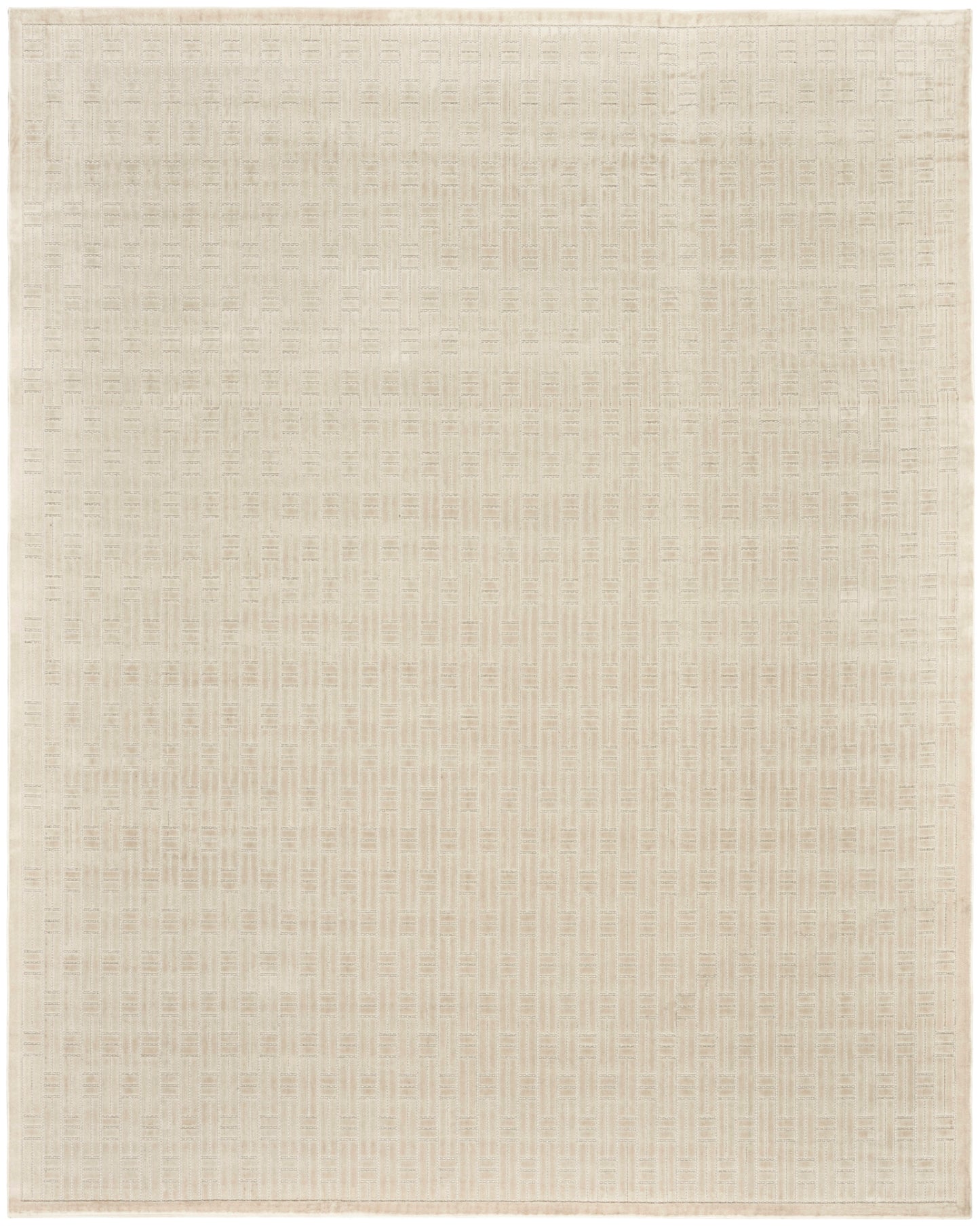 Nourison Home Washable Charm WCH02 Ivory Contemporary Machine Woven Rug