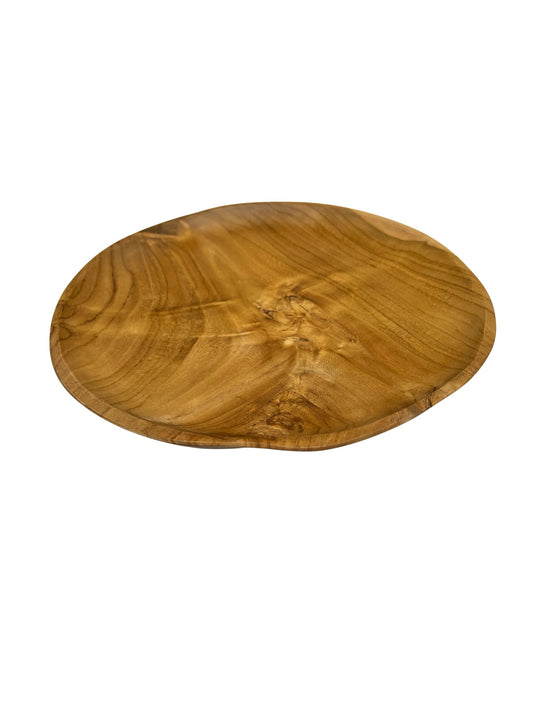 Eclectic Home Accent Teak Plate 2902 Natural  Decor Furniture