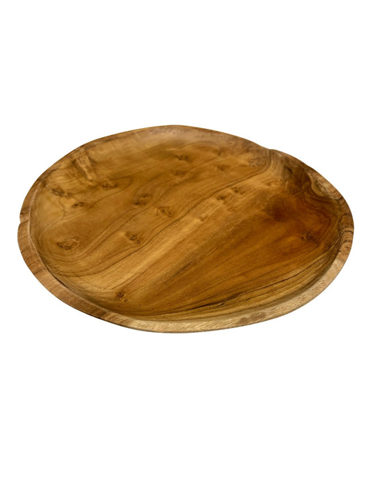 Eclectic Home Accent Teak Plate 2904 Natural  Decor Furniture