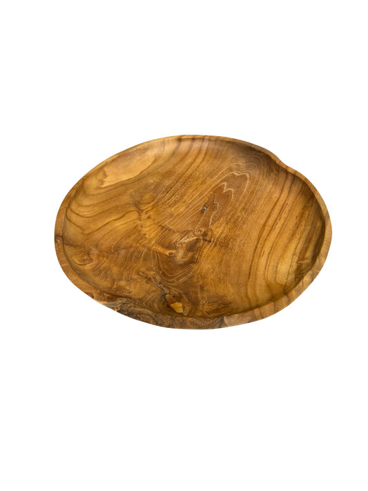 Eclectic Home Accent Teak Plate 2908 Natural  Decor Furniture