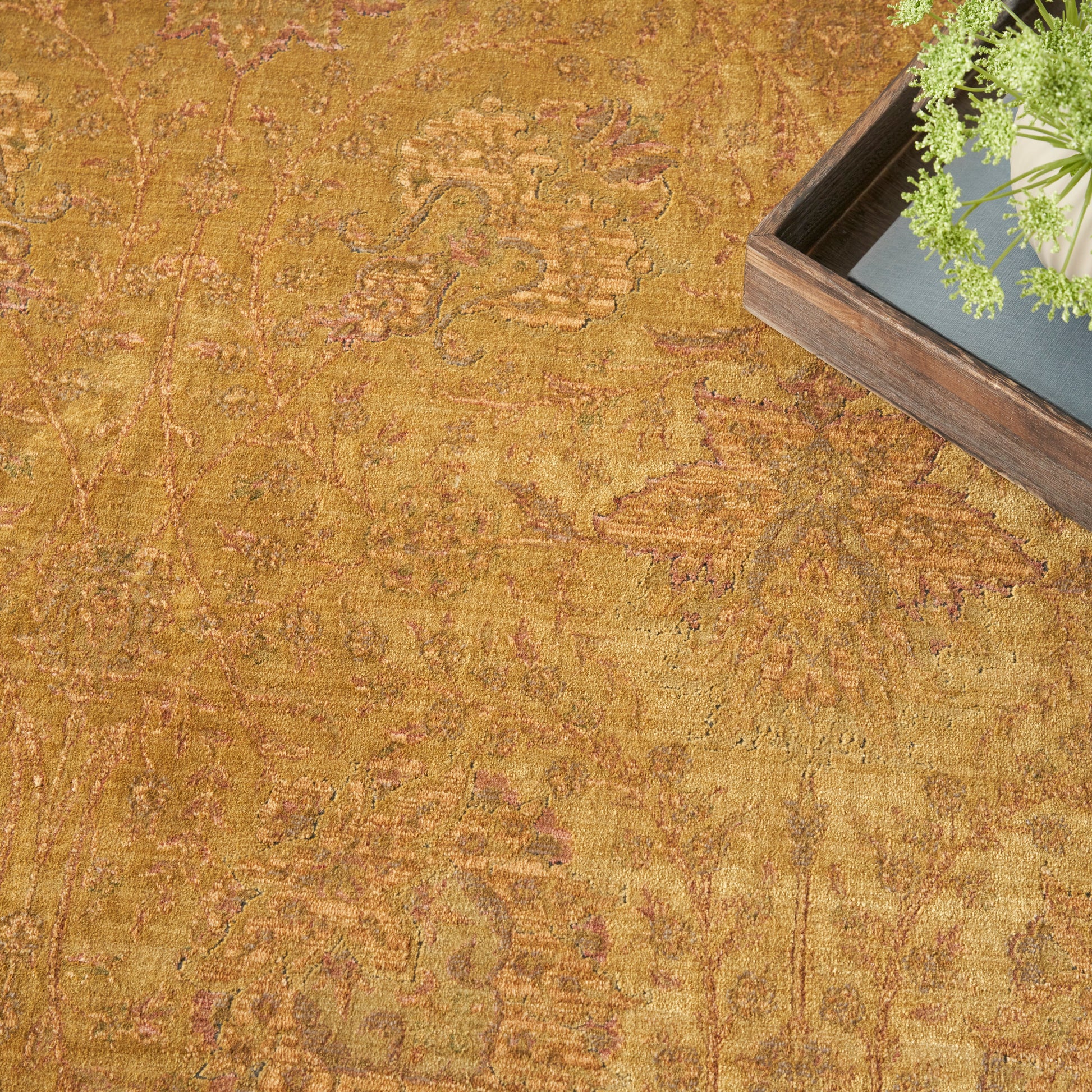 Nourison Home Luxurious  Gold  Traditional