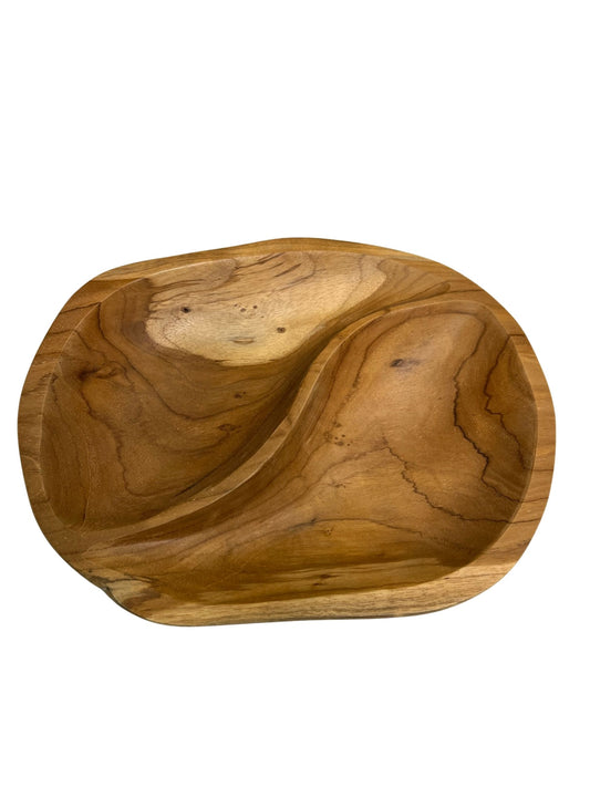 Eclectic Home Accent Teak Plate 2917 Natural  Decor Furniture