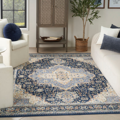 Nourison Home Nourison Essentials Persian  Navy  Traditional