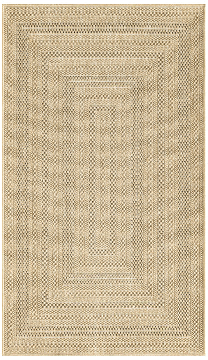 Nourison Home Tulum TLM04 Taupe Grey Contemporary Loom-woven Rug