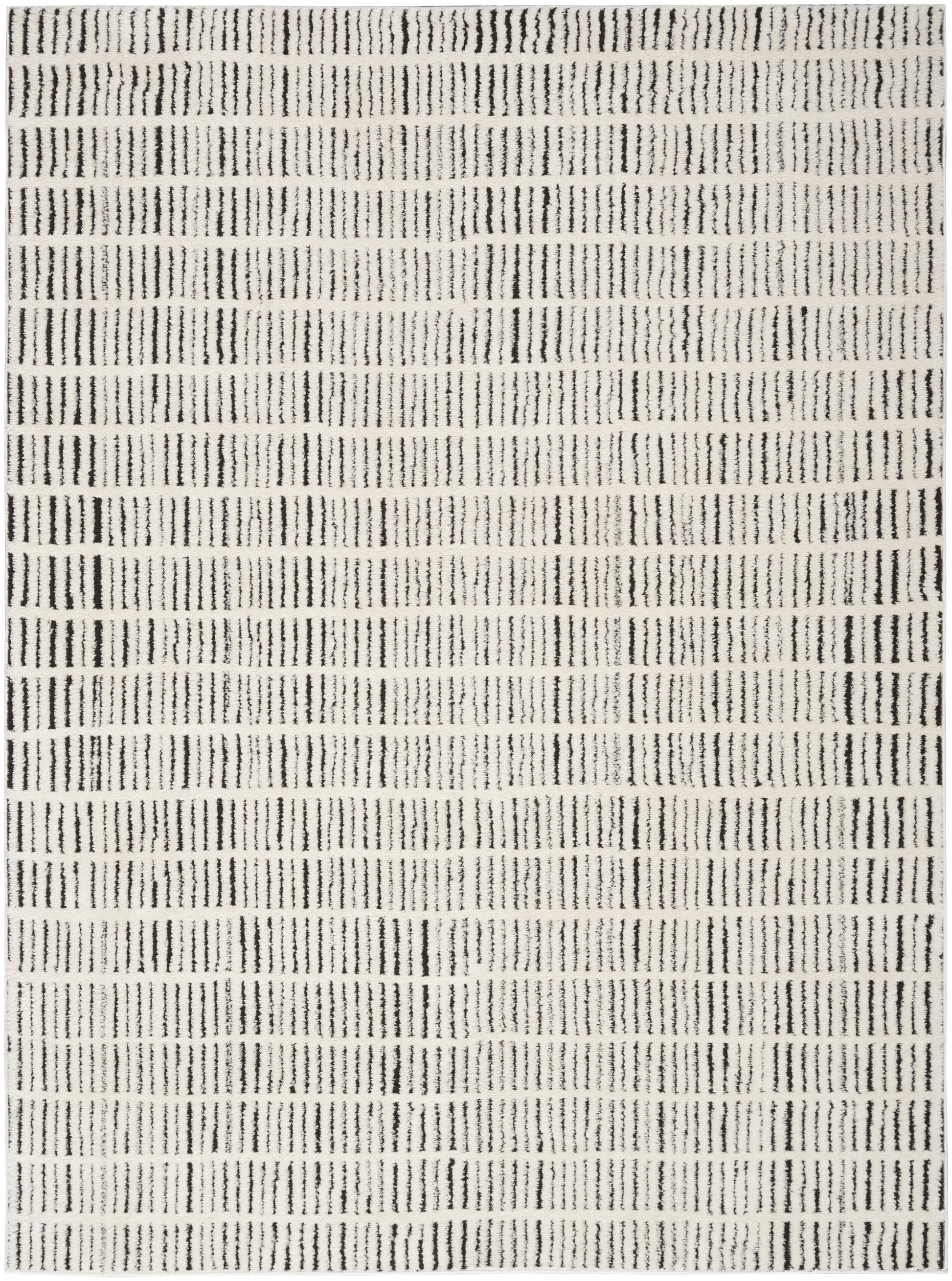 Nourison Home Modern Comfort  Ivory Black  Contemporary