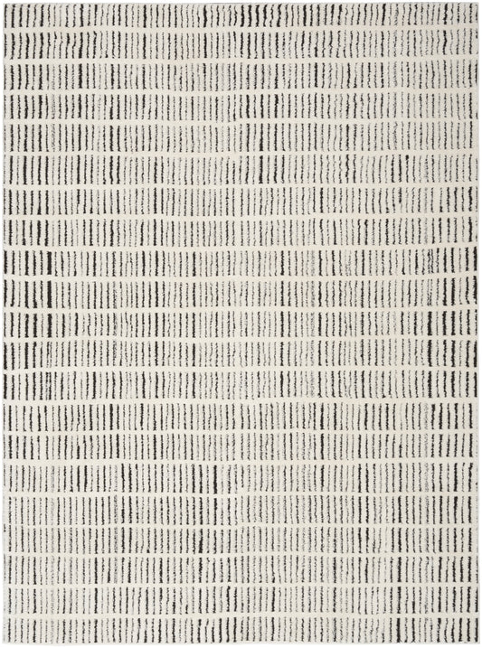 Nourison Home Modern Comfort  Ivory Black  Contemporary