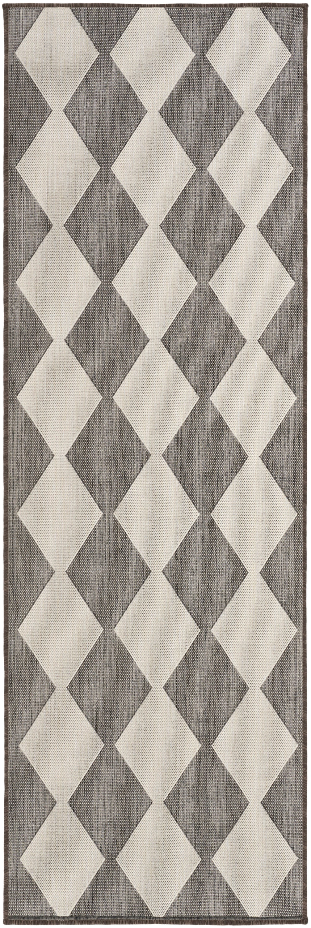 Nourison Home Positano POS04 Charcoal Contemporary Power-loomed Rug