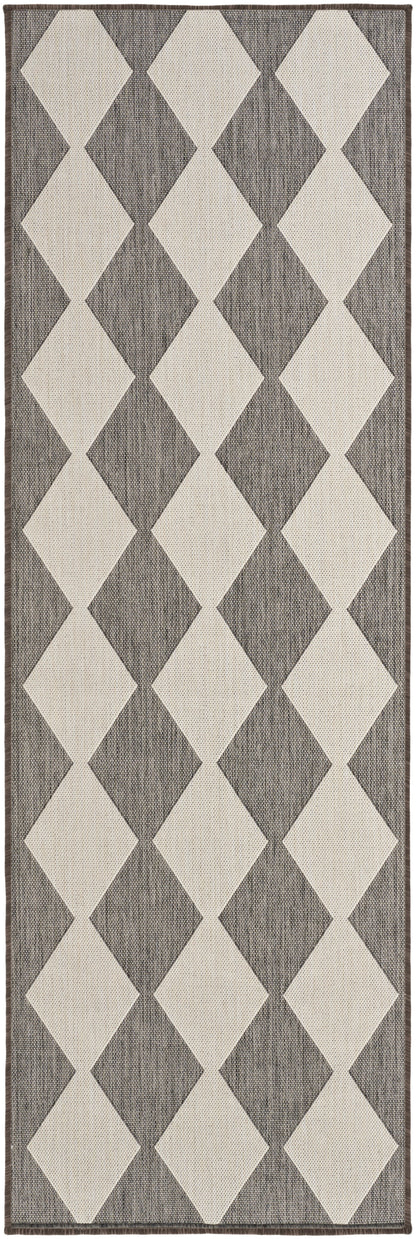 Nourison Home Positano POS04 Charcoal Contemporary Power-loomed Rug