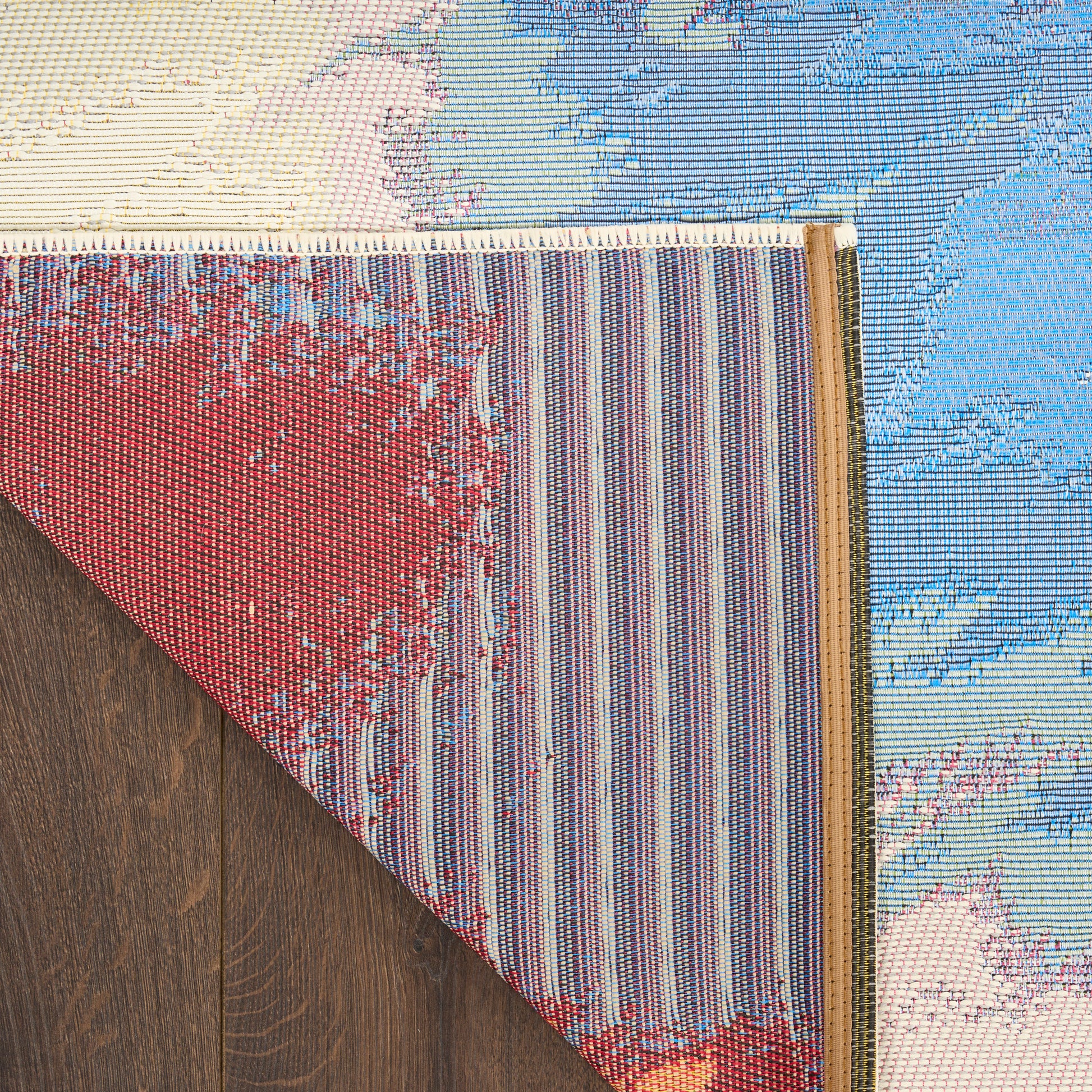 Nourison Home Color Splash  Ivory Multicolor  Contemporary