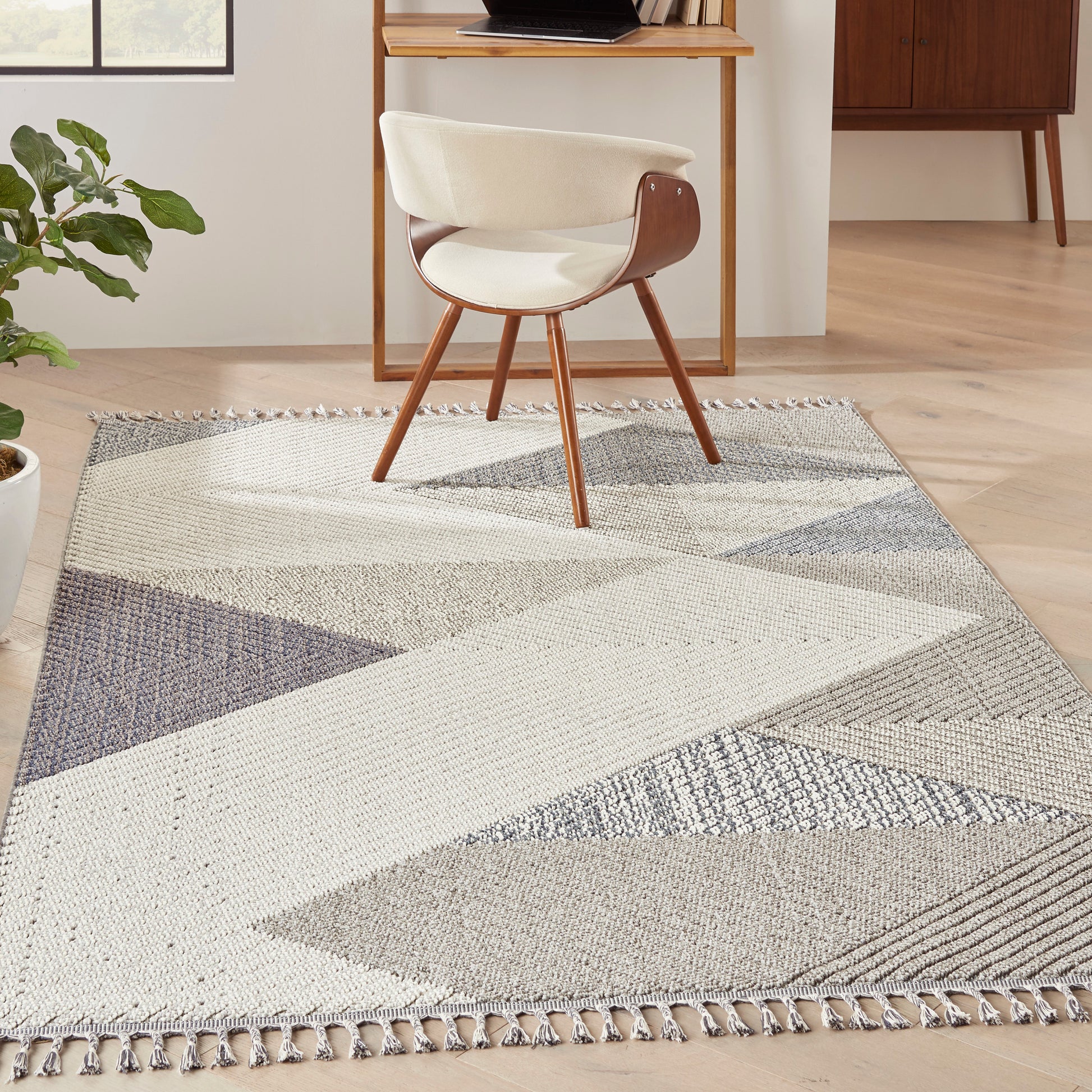 Nourison Home Paxton  Grey Slate  Contemporary
