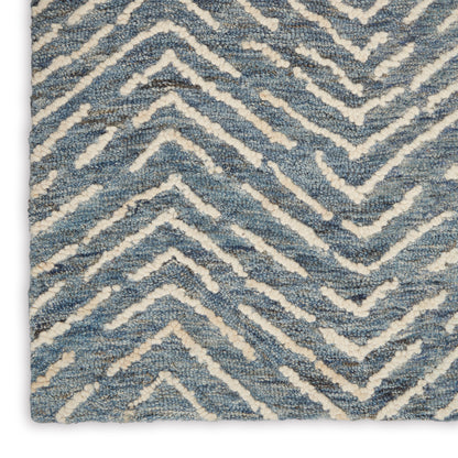 Nourison Home Colorado  Indigo Ivory  Contemporary