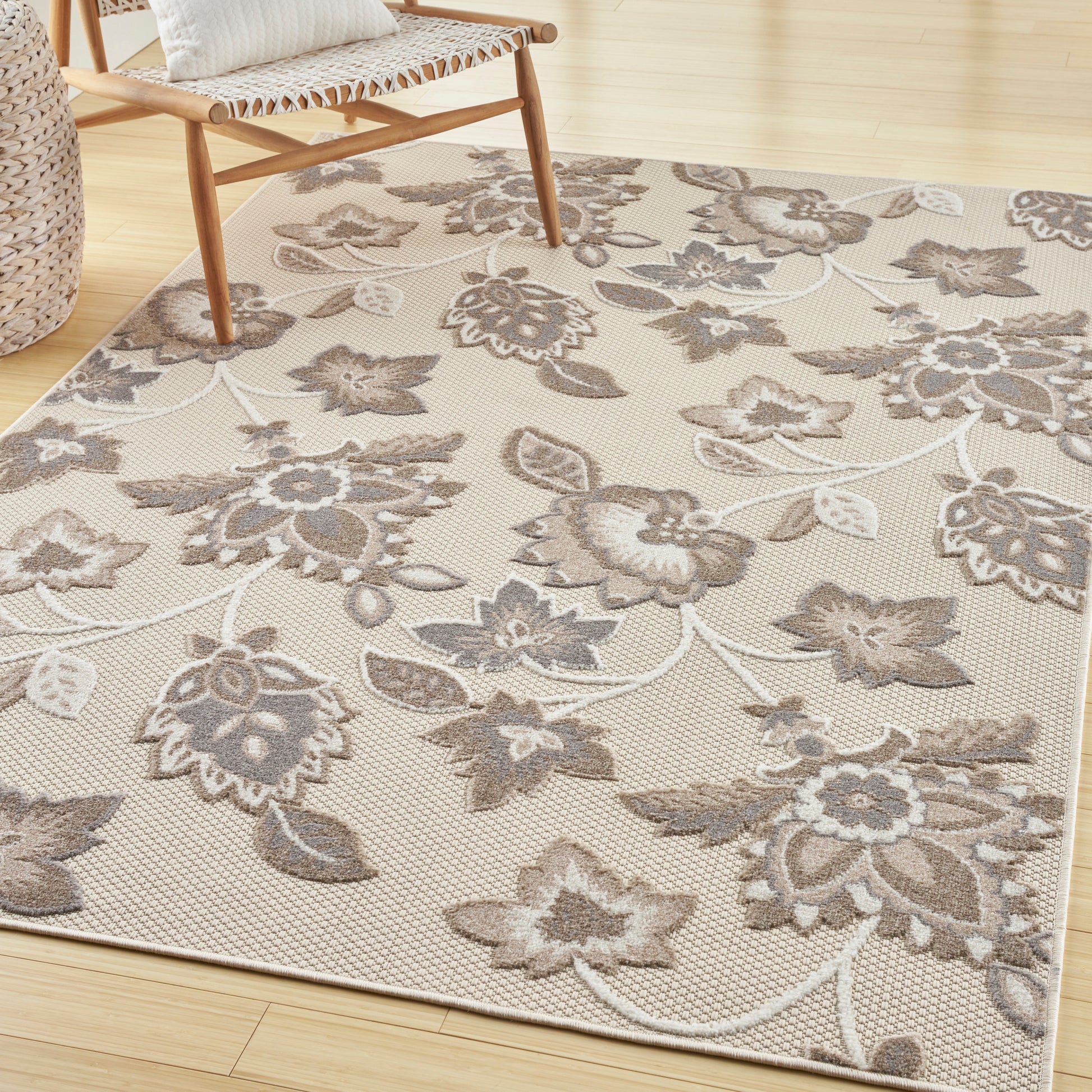 Nourison Home Aloha  Beige  Contemporary