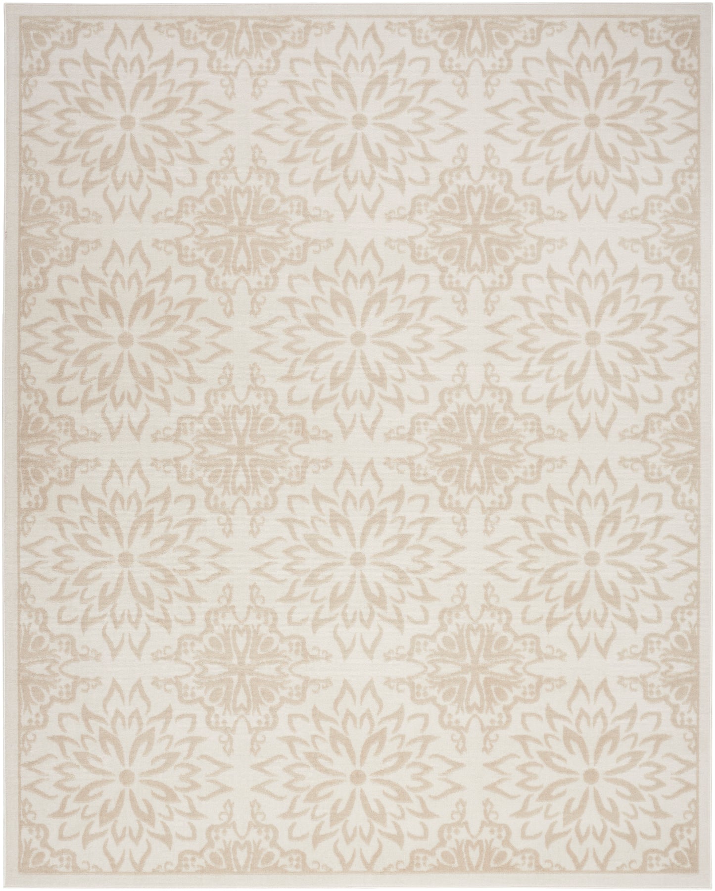 Nourison Home Jubilant JUB06 Ivory Beige Transitional Power-loomed Rug