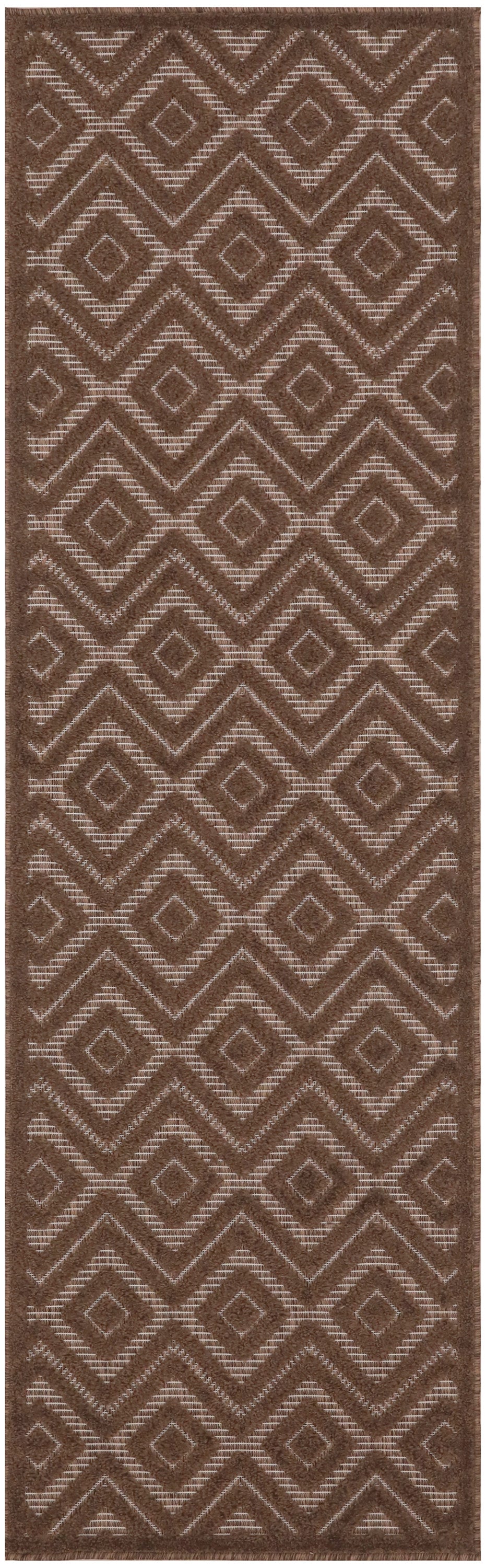 Nourison Home Versatile NRV01 Brown Contemporary Flat Weave Rug