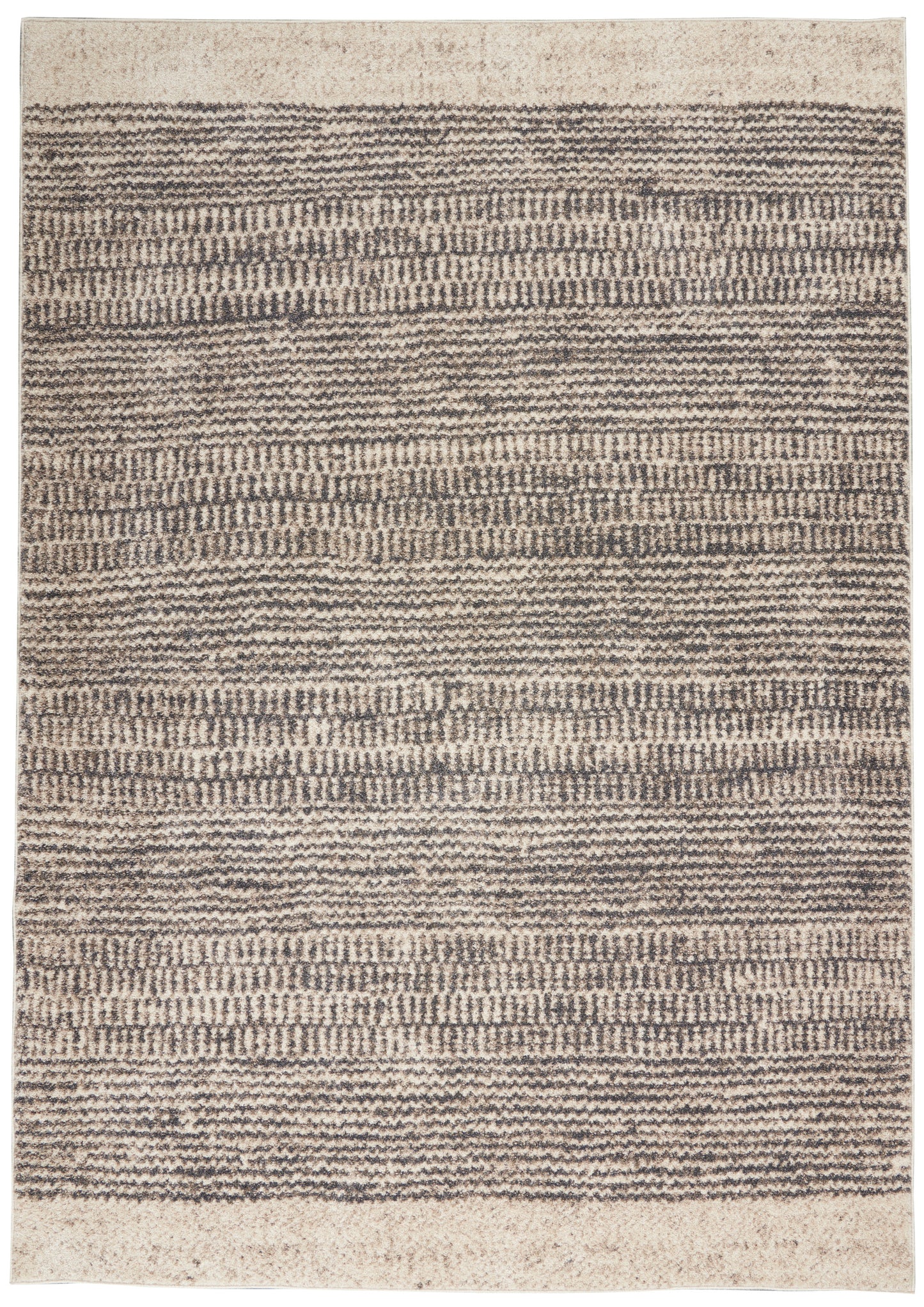 Calvin Klein Etched CK72 Ivory Grey Contemporary Power-loomed Rug