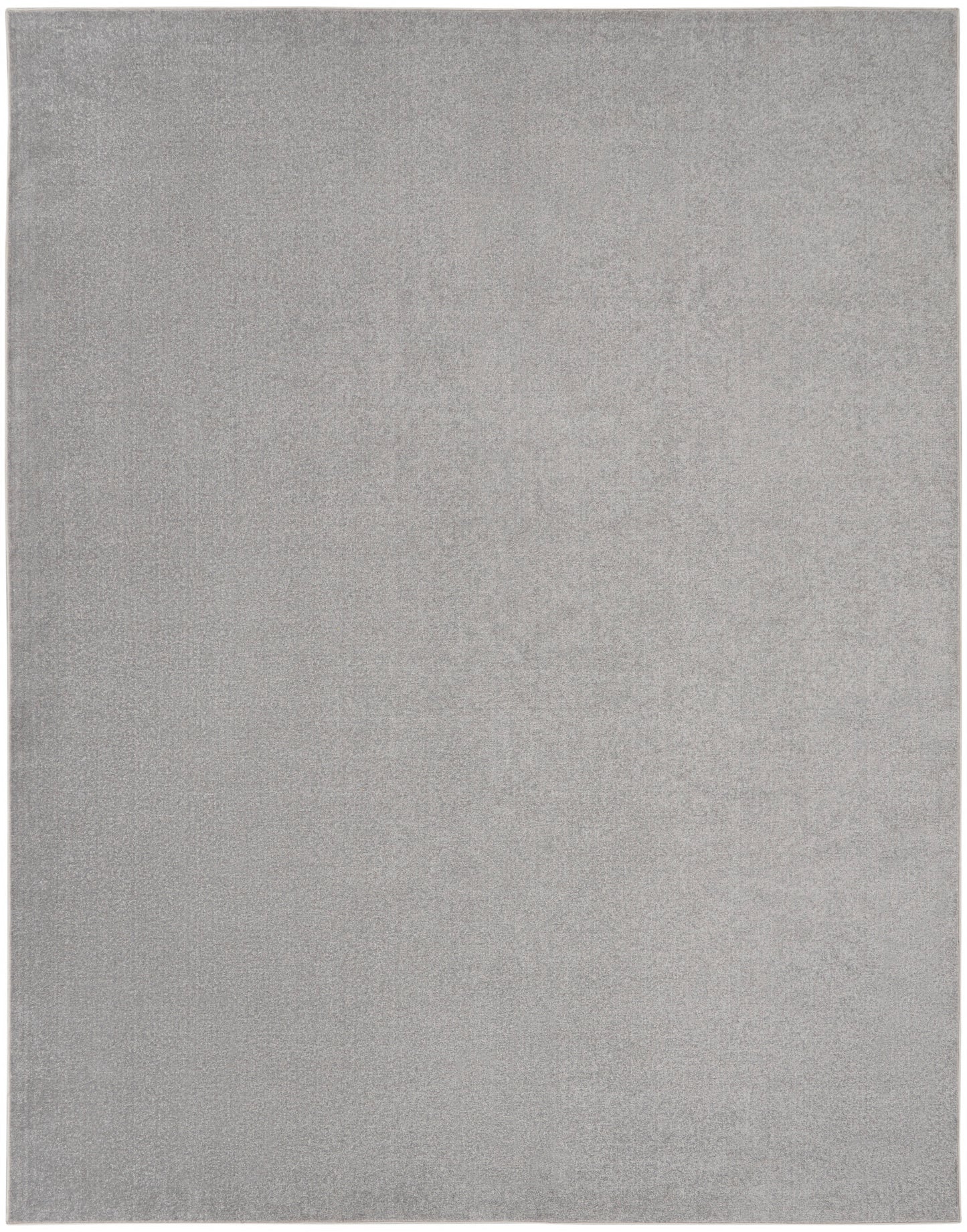 Nourison Home Nourison Essentials NRE01 Silver Grey Contemporary Power-loomed Rug