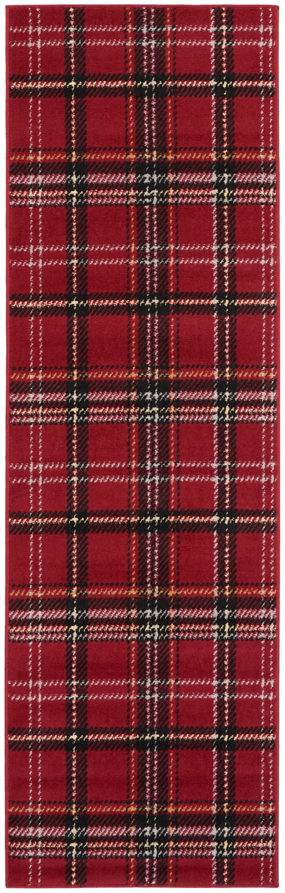Nourison Home Grafix GRF03 Red Contemporary Power-loomed Rug