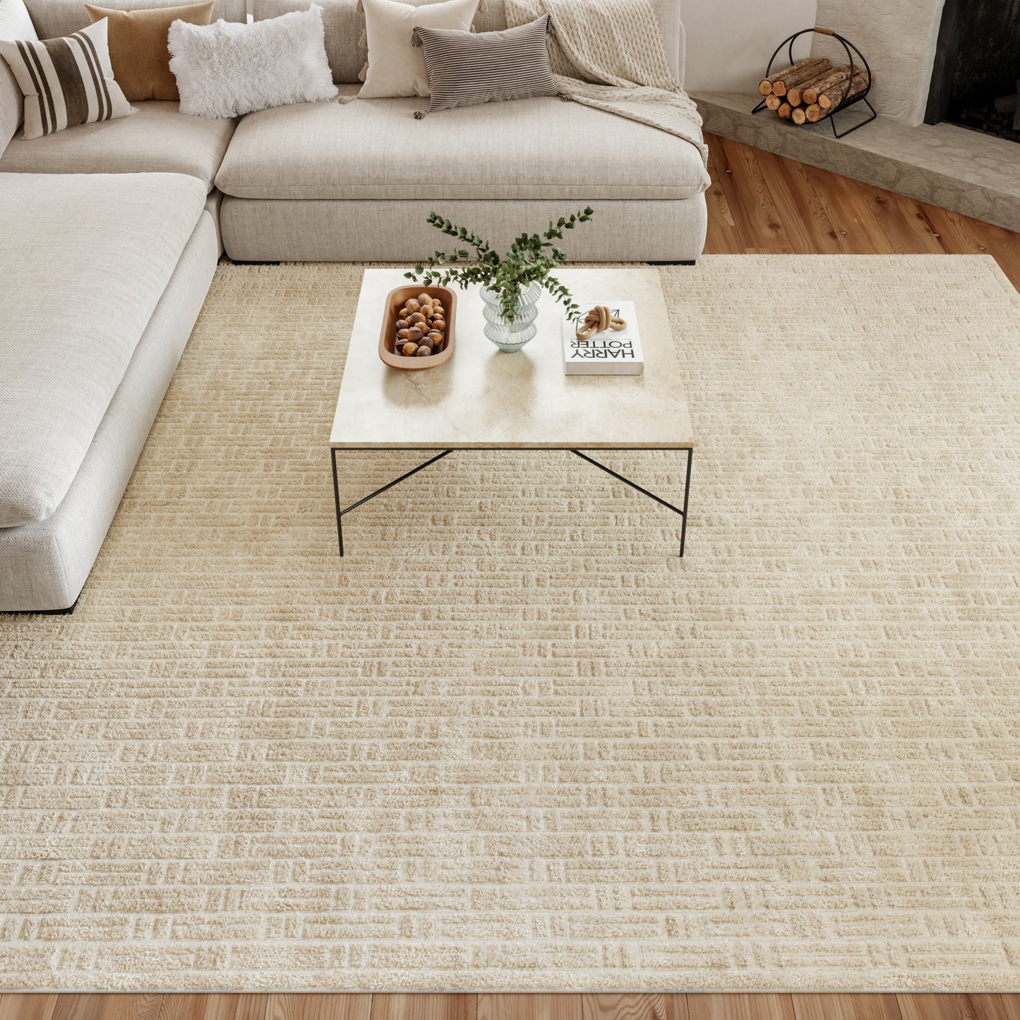 Nourison Home Washable Charm  Ivory  Contemporary