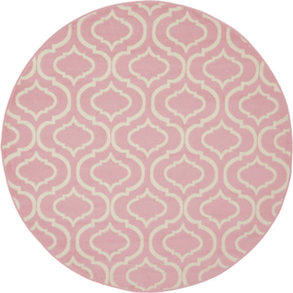 Nourison Home Jubilant JUB19 Pink Transitional Power-loomed Rug