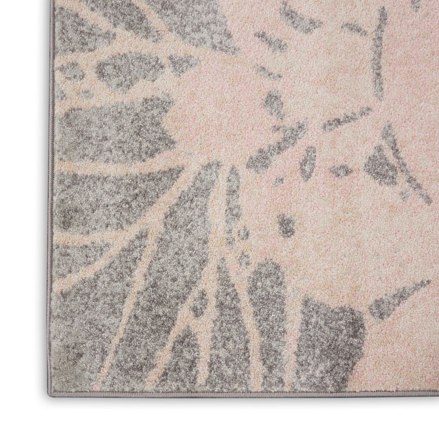 Nourison Home Tranquil  Grey Pink  Contemporary