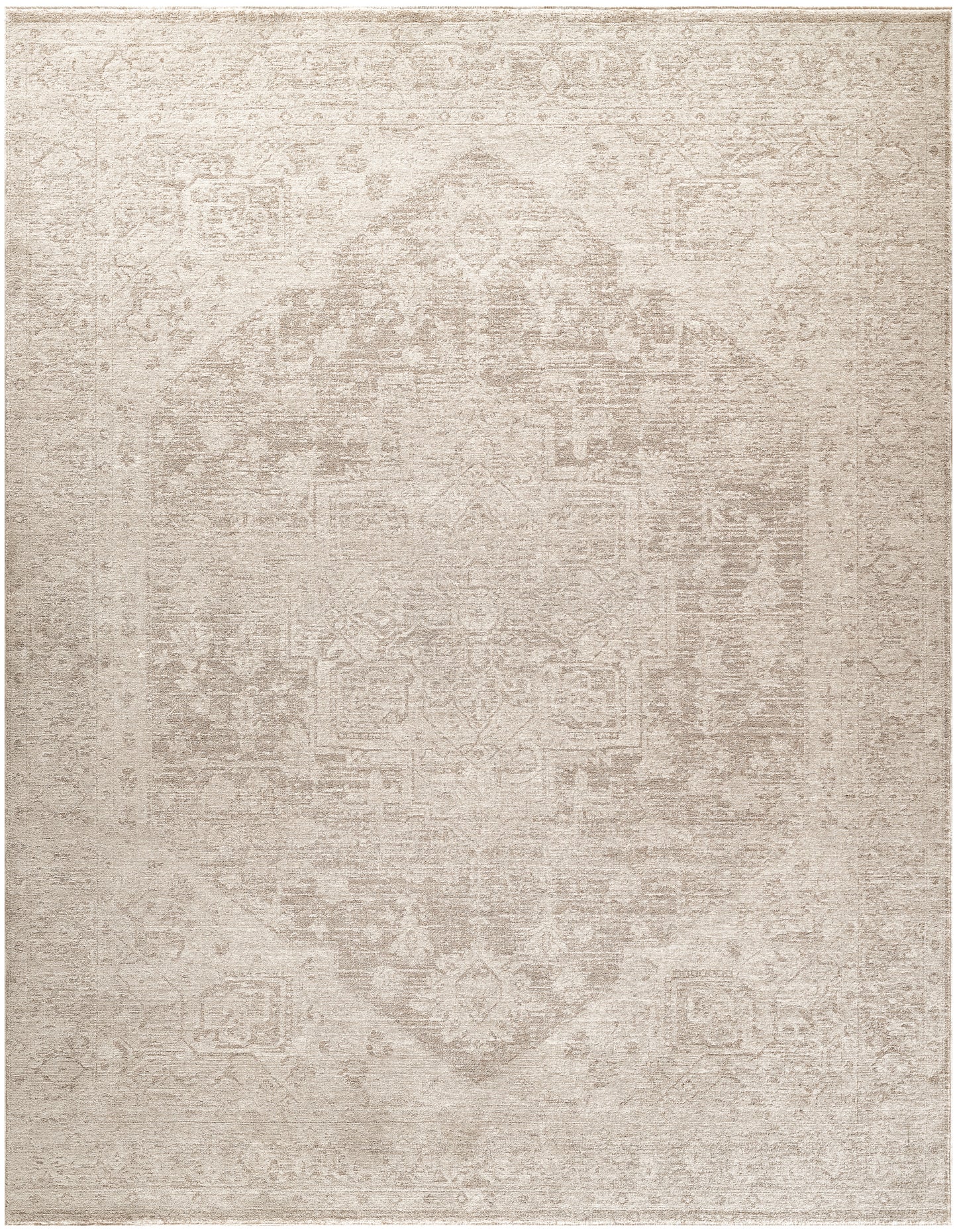 DKNY Pure Shades SAD02 Beige Traditional Machine Made Rug