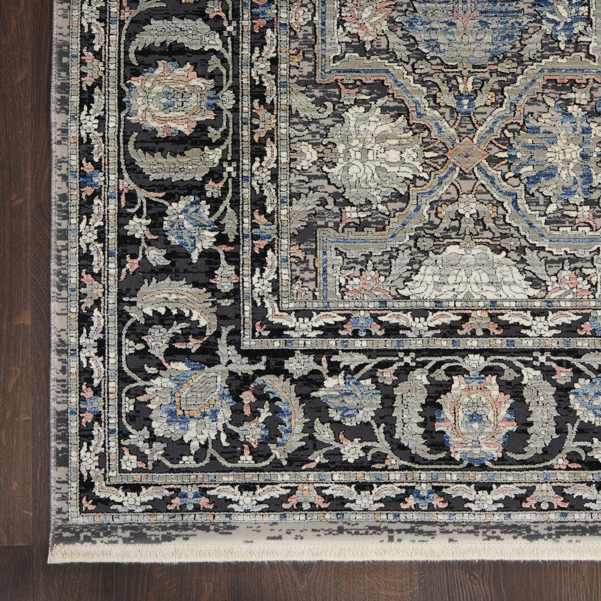 Nourison Home Starry Nights  Grey Navy  Traditional