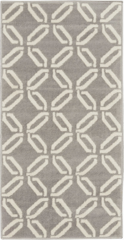 Nourison Home Jubilant JUB17 Grey Contemporary Power-loomed Rug