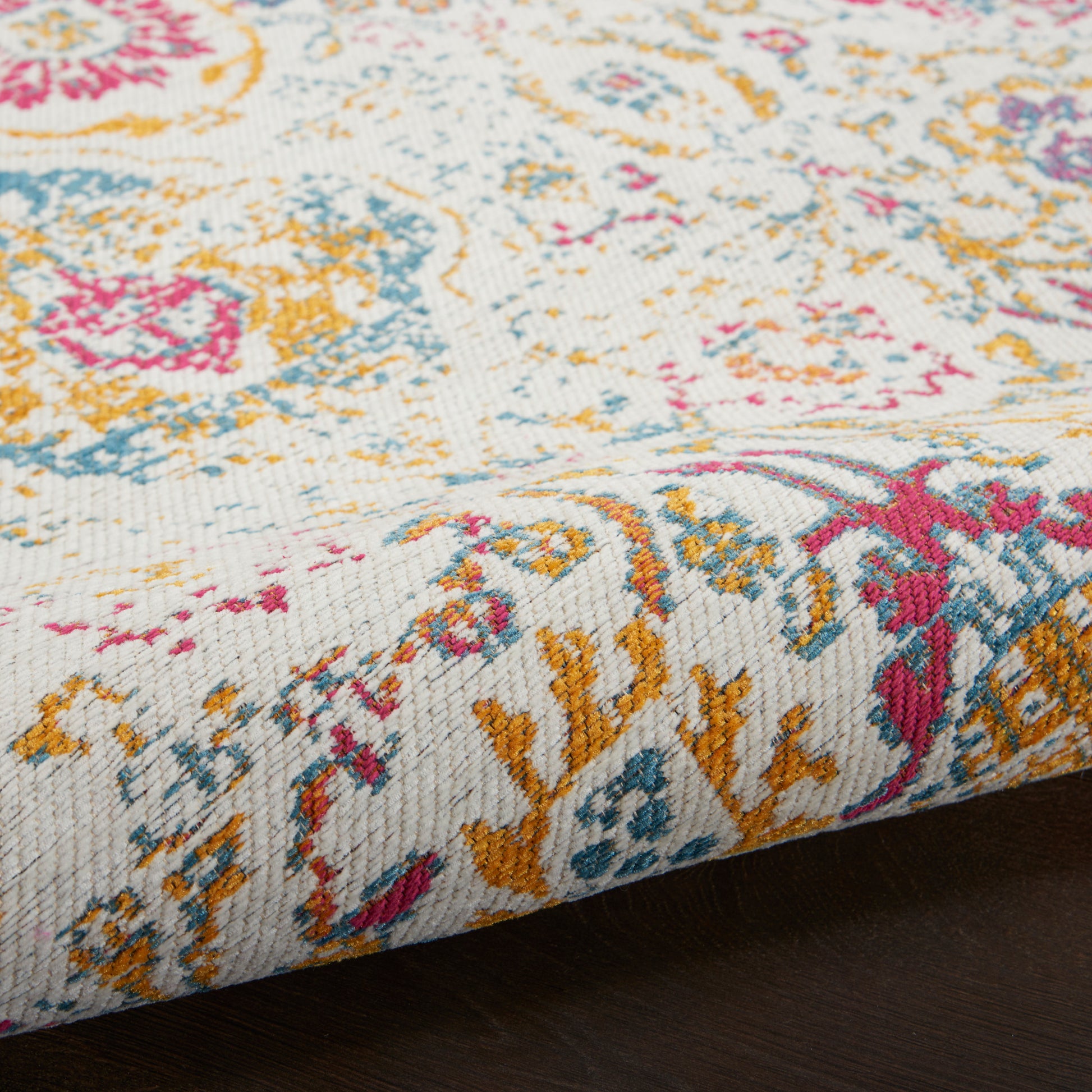 Nourison Home Damask  Multicolor  Transitional