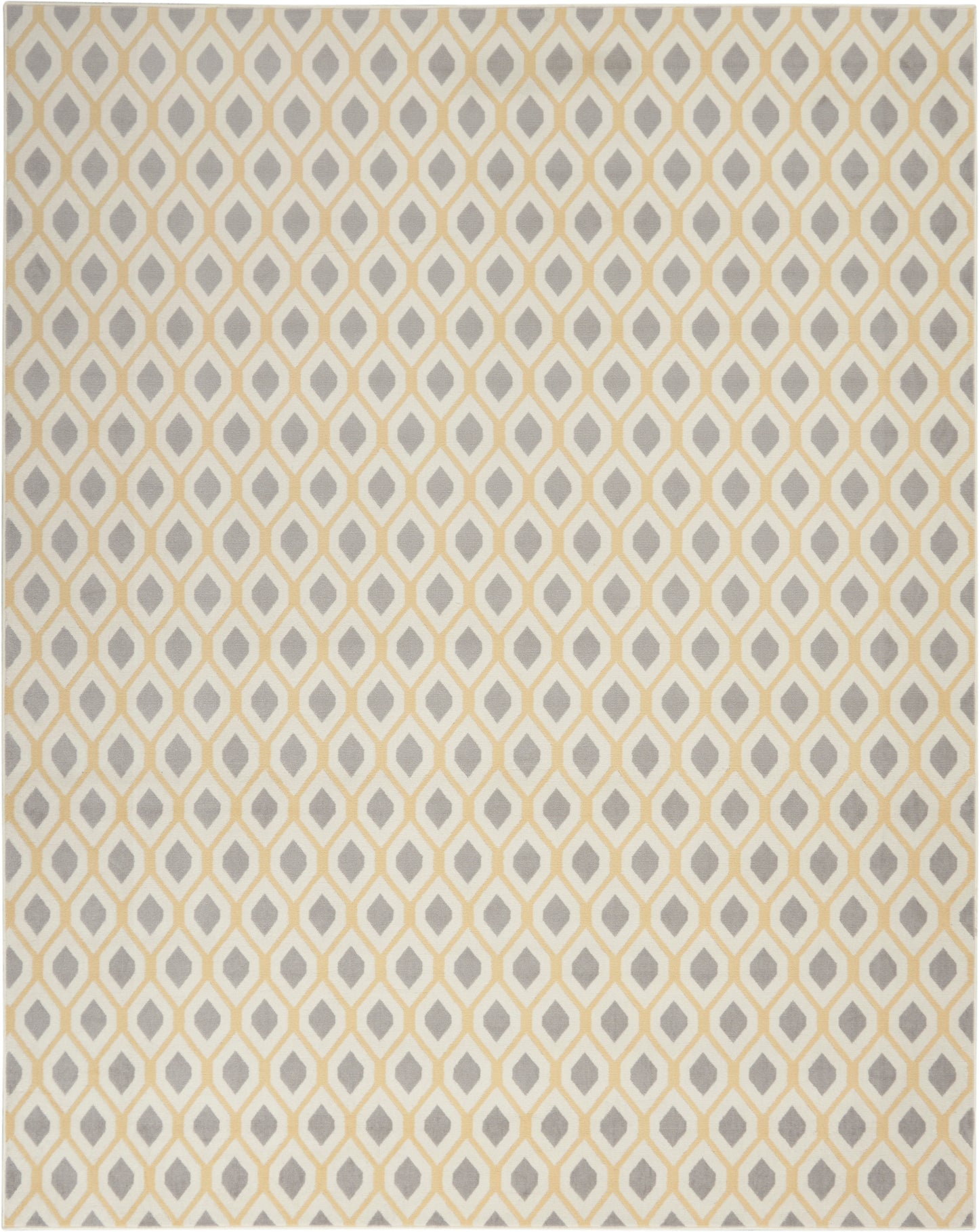 Nourison Home Grafix  White  Contemporary