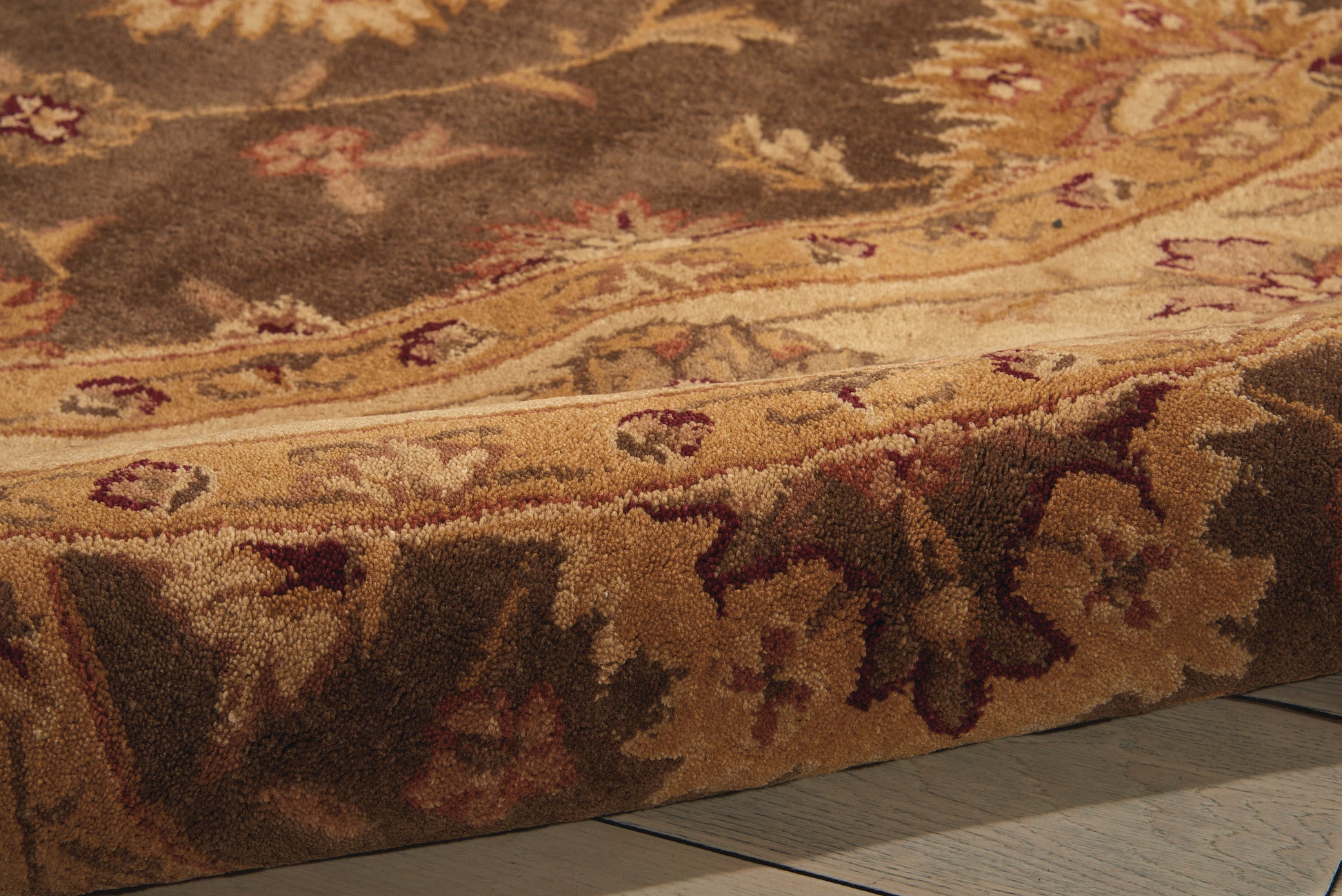 Nourison Home Heritage Hall  Sable  Traditional