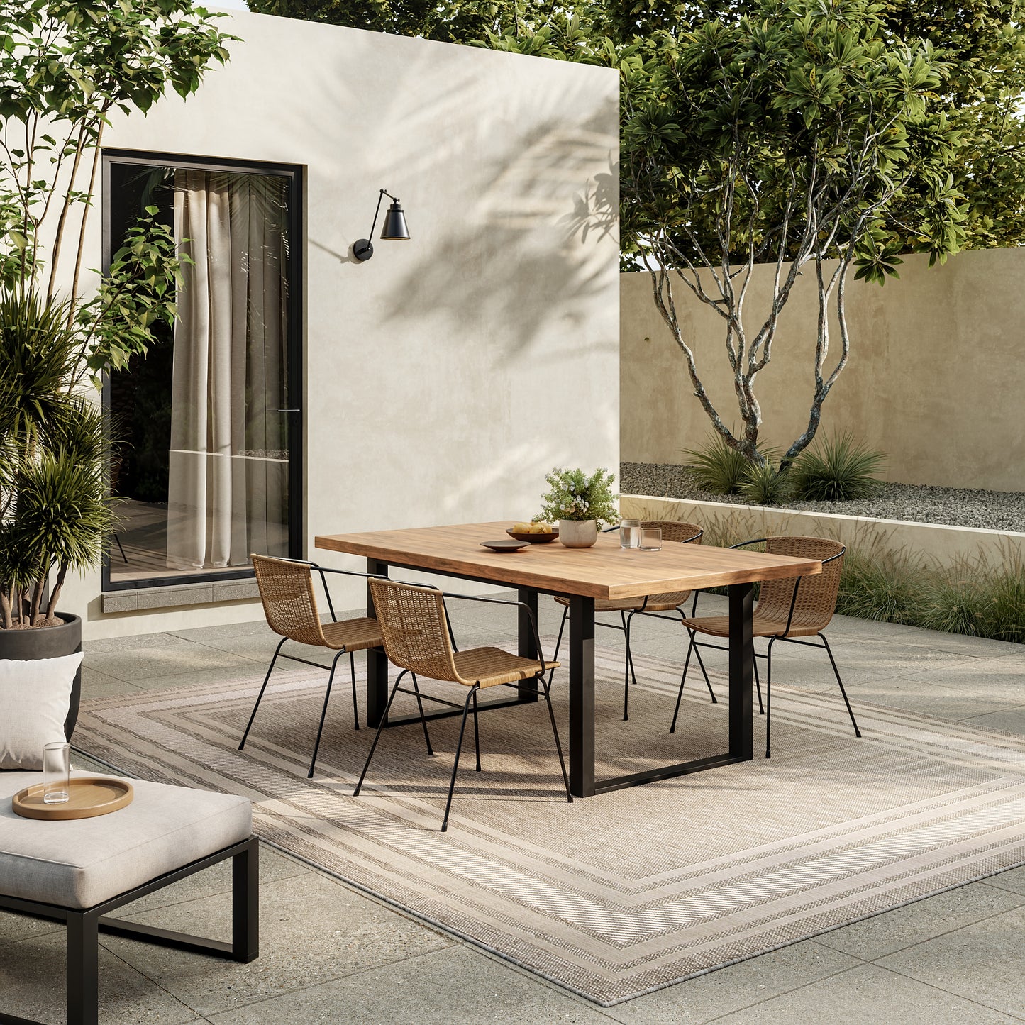 Nourison Home Horizon Indoor/Outdoor  Grey  Contemporary