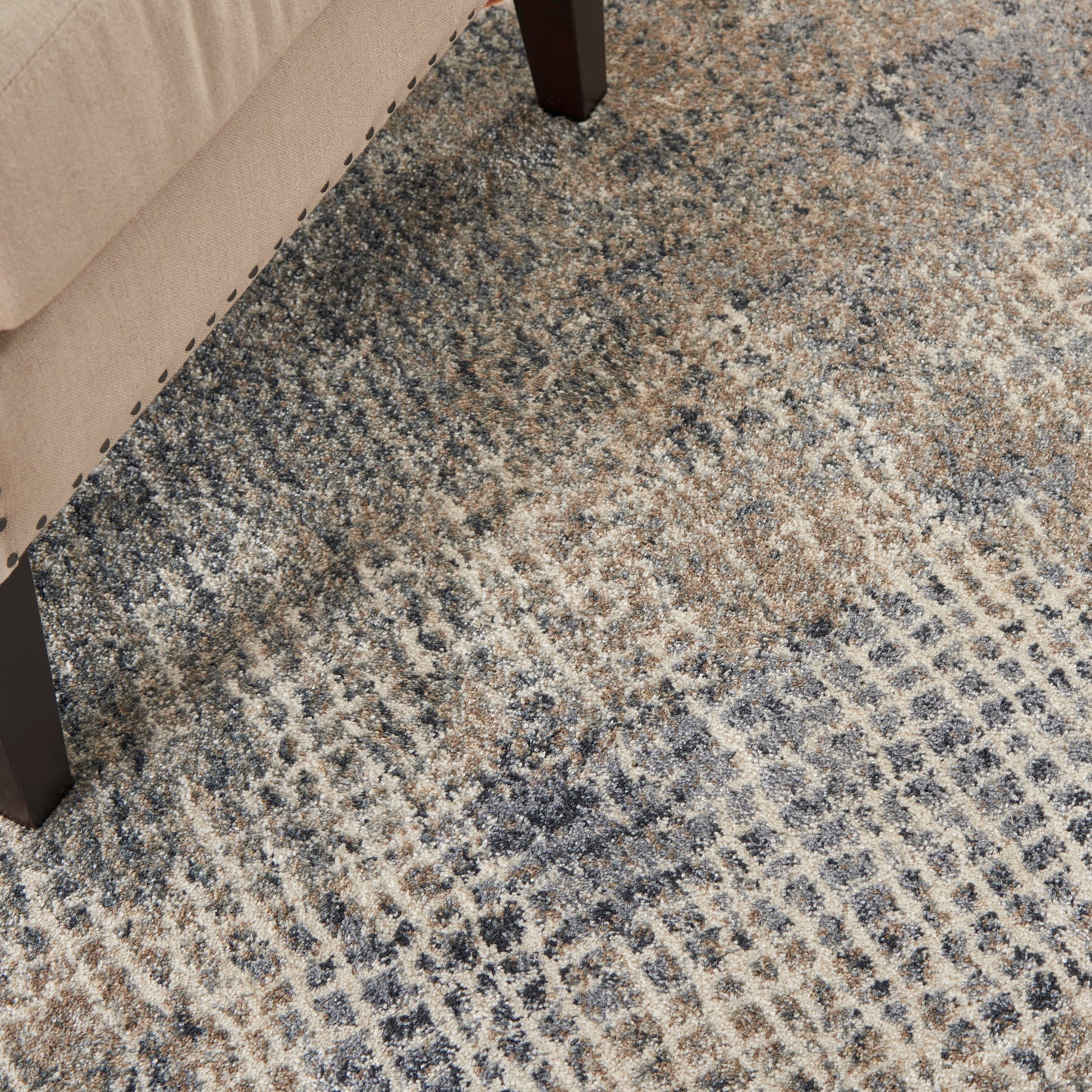 Nourison Home Moroccan Celebration  Ivory Grey  Contemporary