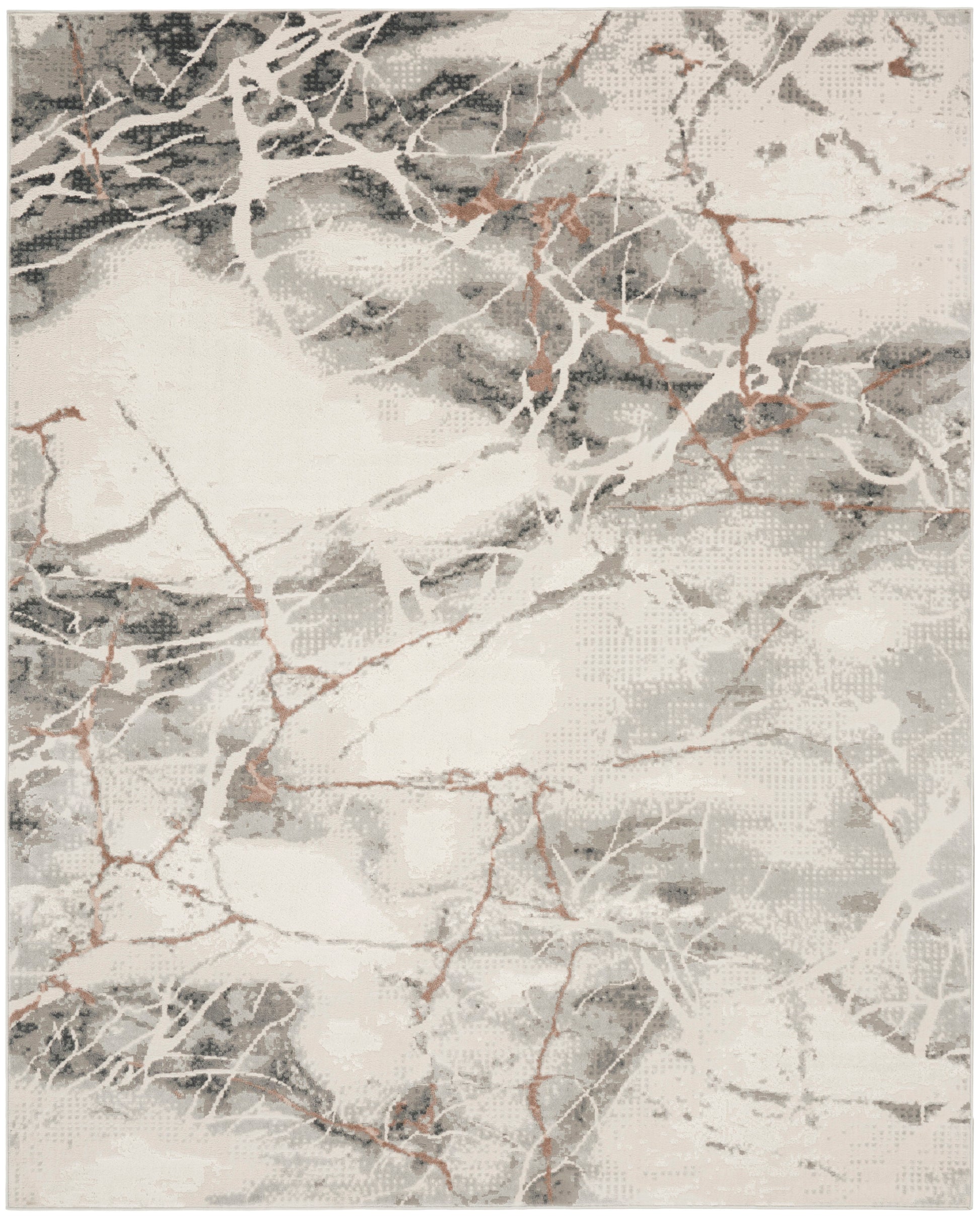 Nourison Home Elation  Ivory Grey  Contemporary