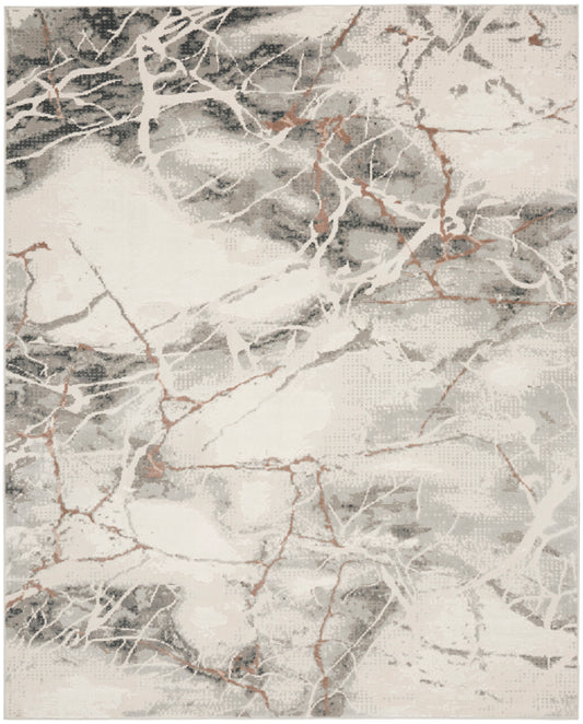 Nourison Home Elation  Ivory Grey  Contemporary