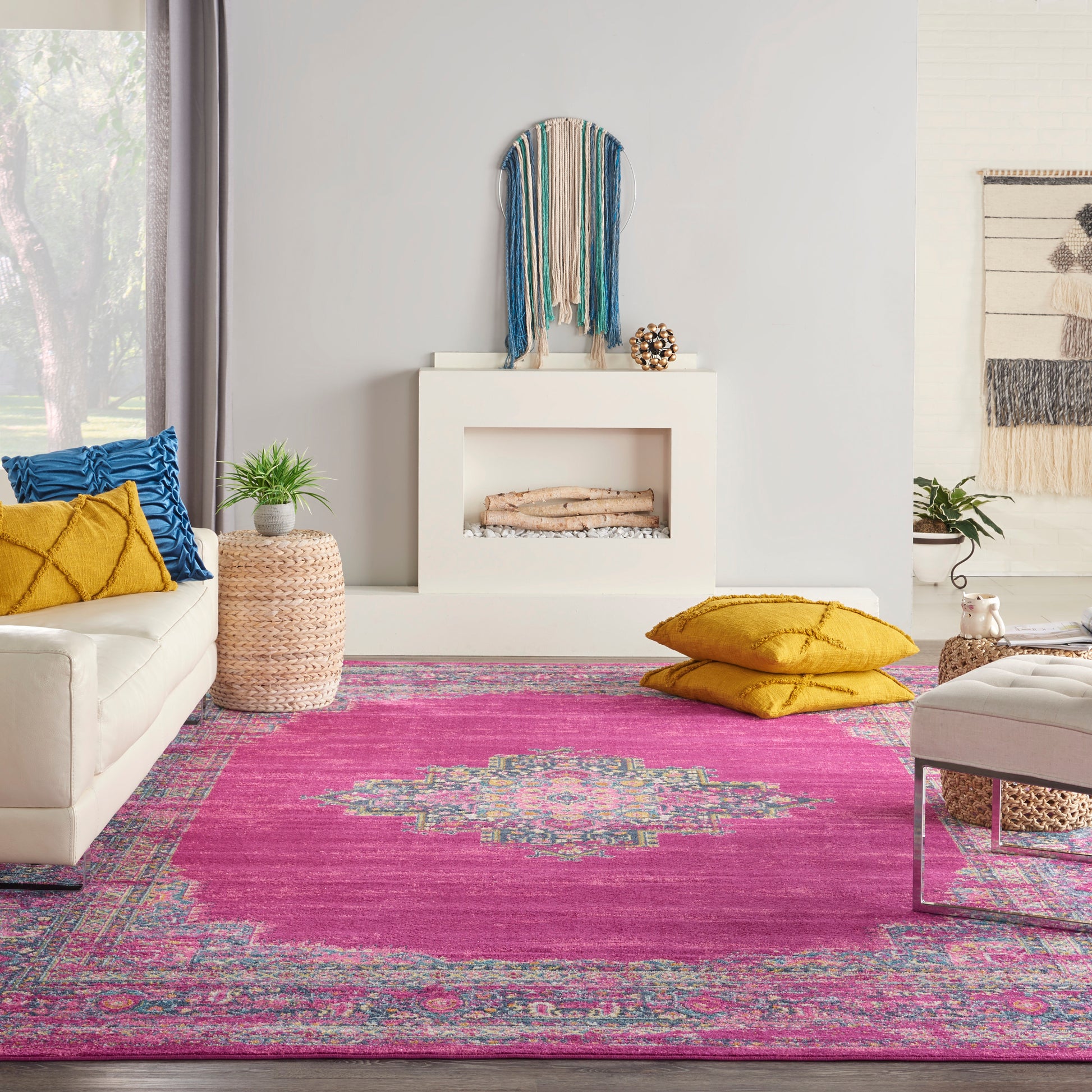 Nourison Home Passion  Fuchsia  Transitional